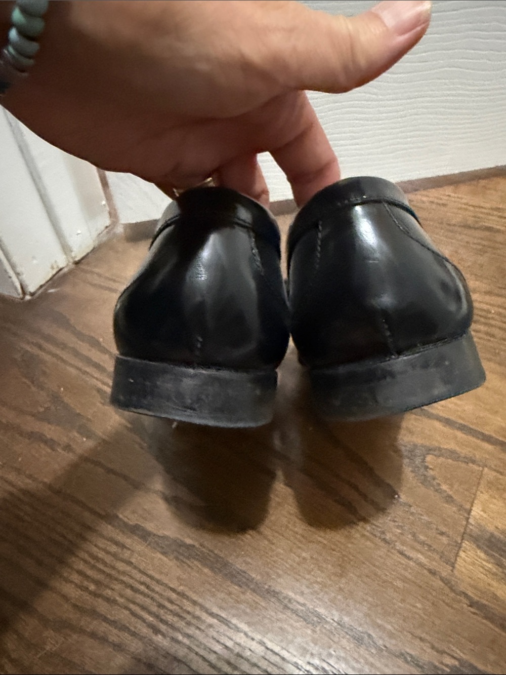 Jcrew Classic Black Leather Penny Loafers - Picture 6 of 7